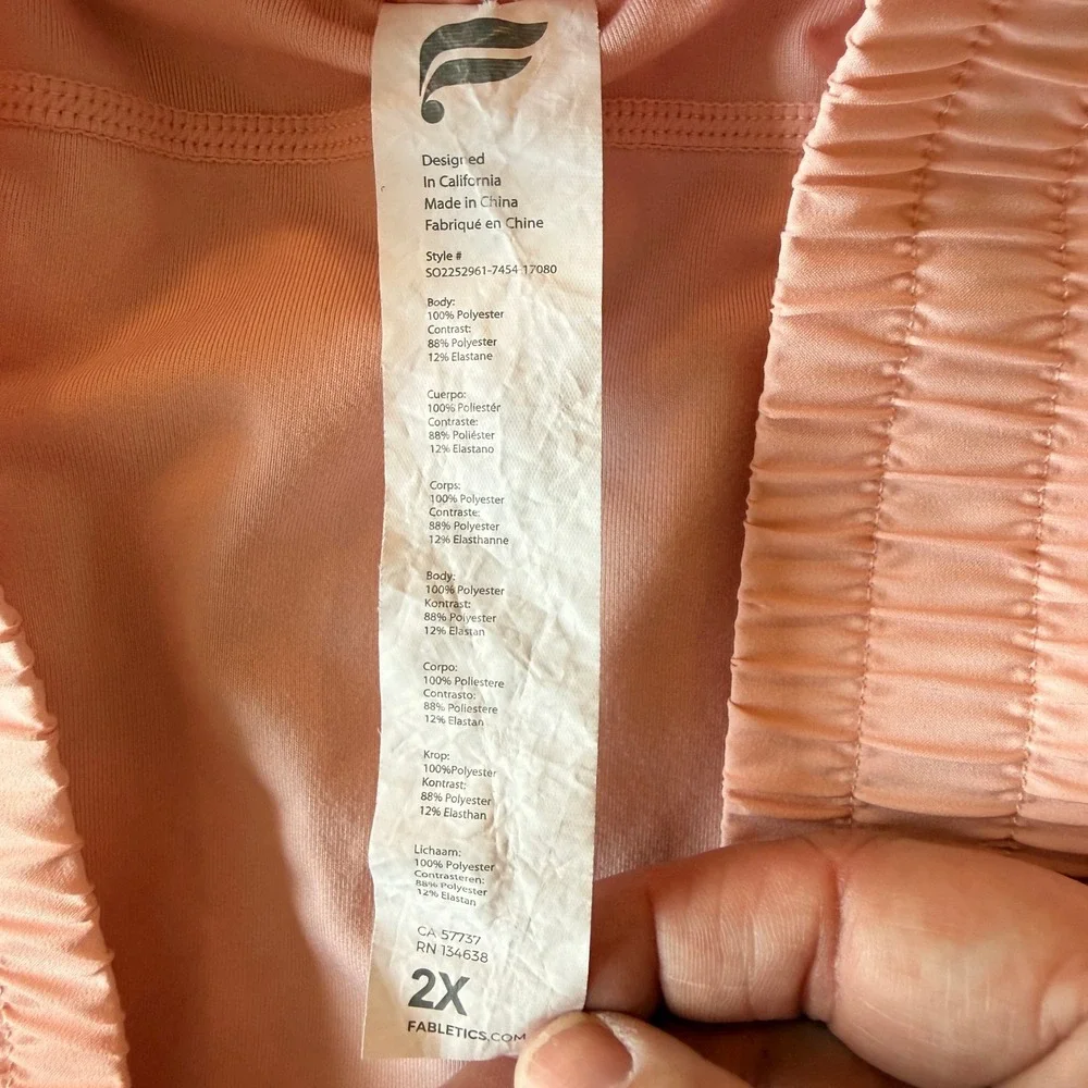 Fabletics women peach
